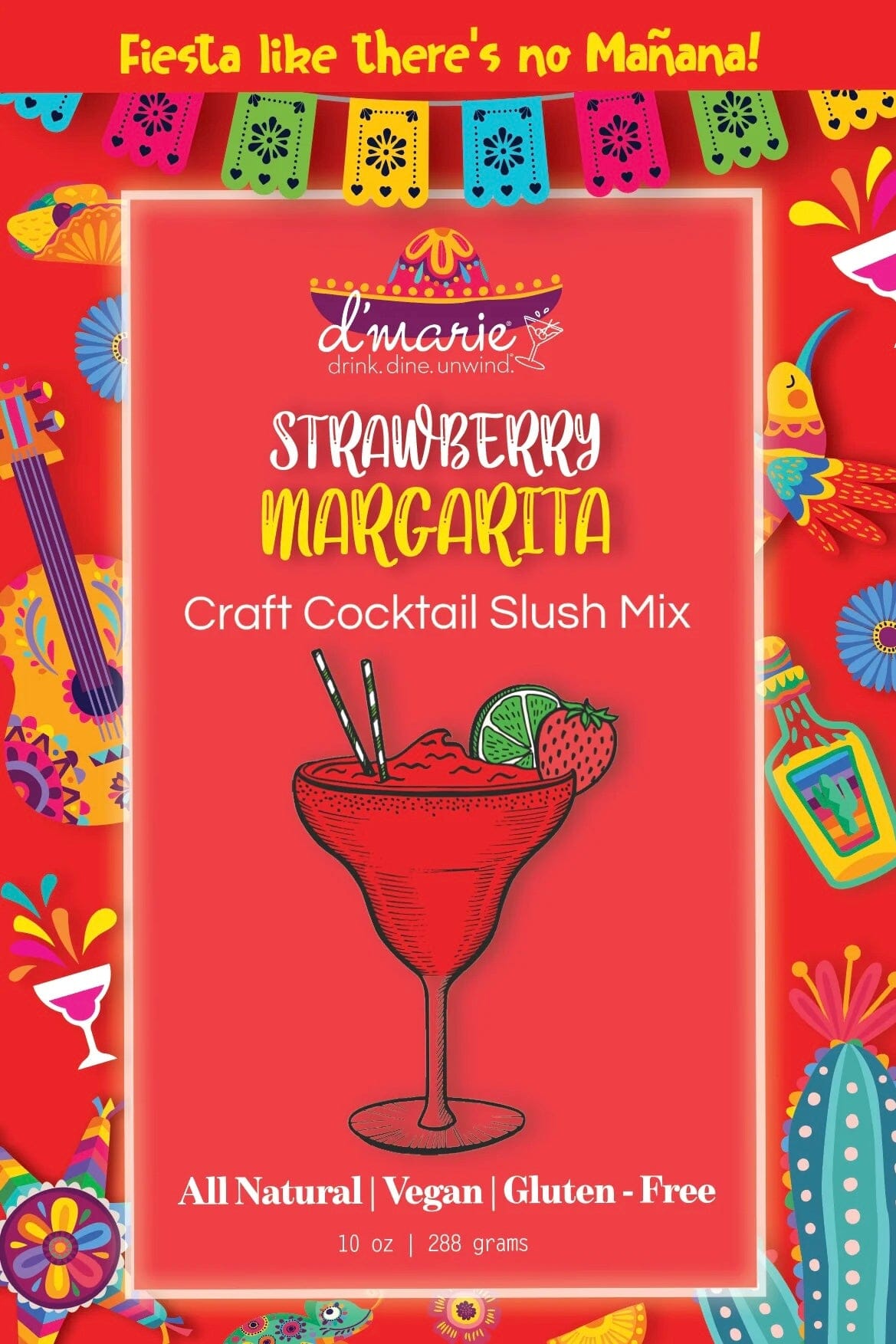 Strawberry Margarita Cocktail Slush Mix