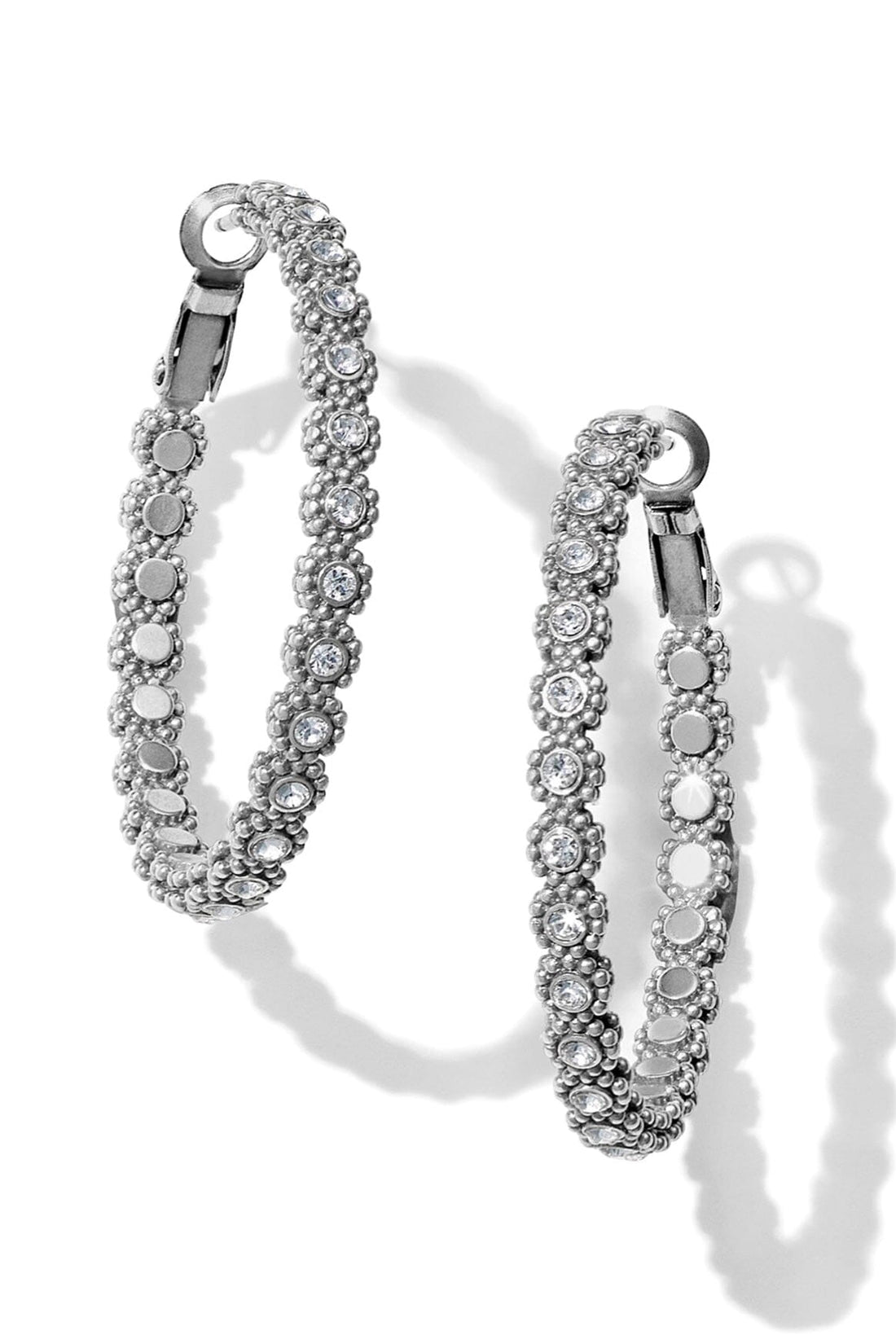 Twinkle Splendor Medium Hoop Earrings BJEWELRY Brighton Collectables
