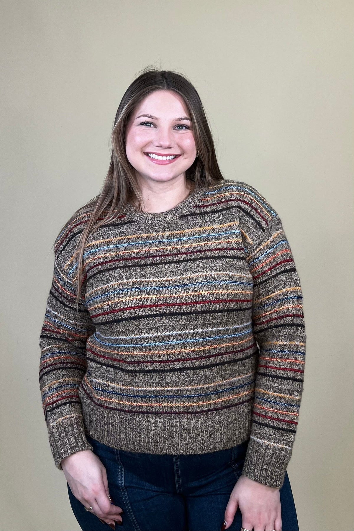 Striped Sweater SWEATER:~~Unassigned~~ POL CLOTHING 