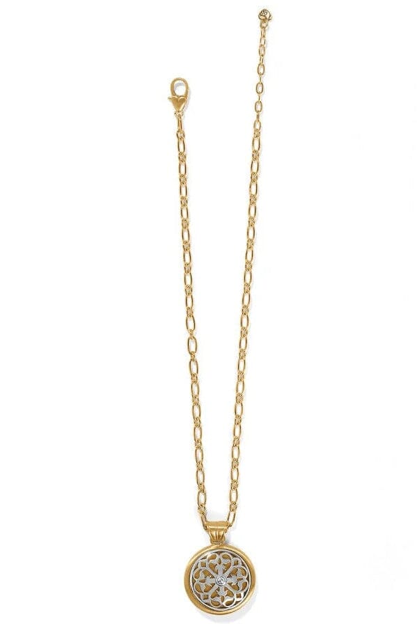 Ferrara Two Tone Luce Large Pendant Necklace BJEWELRY Brighton Collectables 