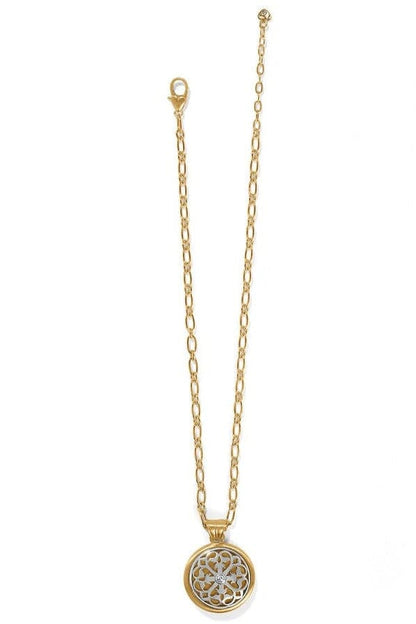 Ferrara Two Tone Luce Large Pendant Necklace BJEWELRY Brighton Collectables 