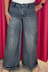 Super Stride Wide Leg w/Shadow Cuff JEANS LIVERPOOL 