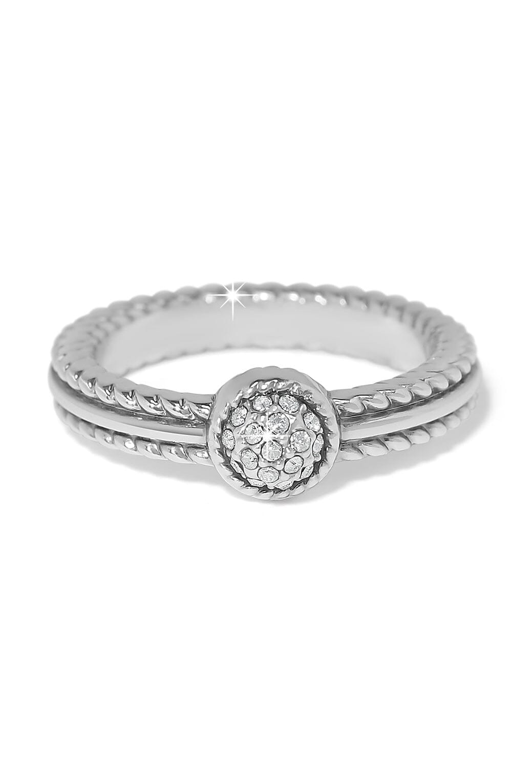 Illumina Celeste Dome Ring-Silver BRING Brighton Collectables 