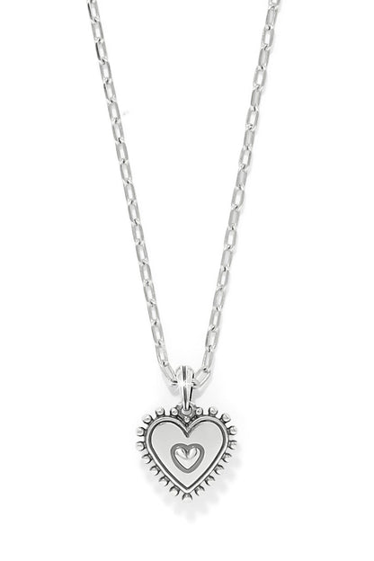 Pretty Tough Amour Heart Necklace BJEWELRY Brighton Collectables 