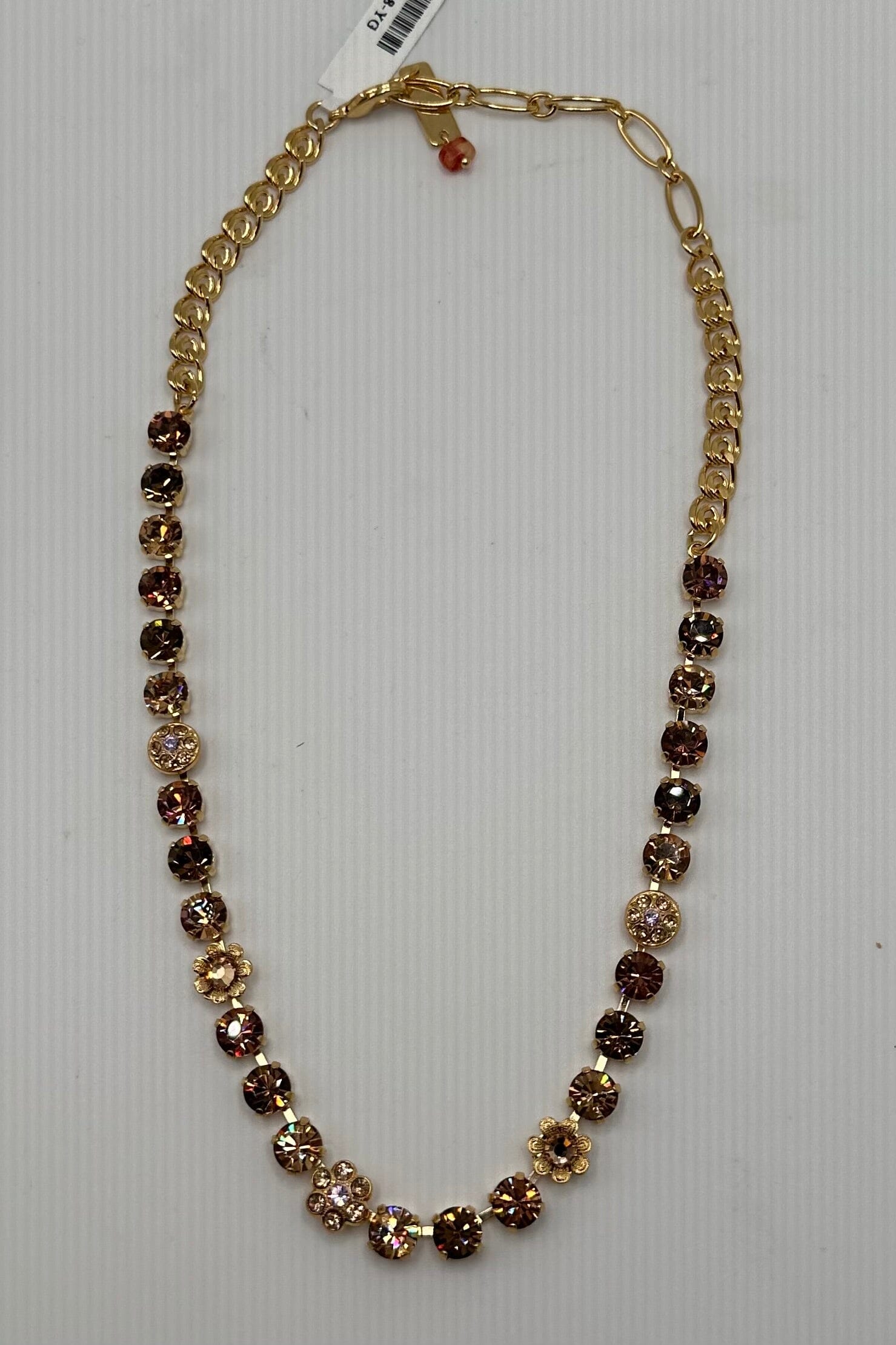 Medium Pavé Necklace in "Cello Solo" - Yellow Gold BETTERBRANDJEWELRY MICHALSMARIANA 