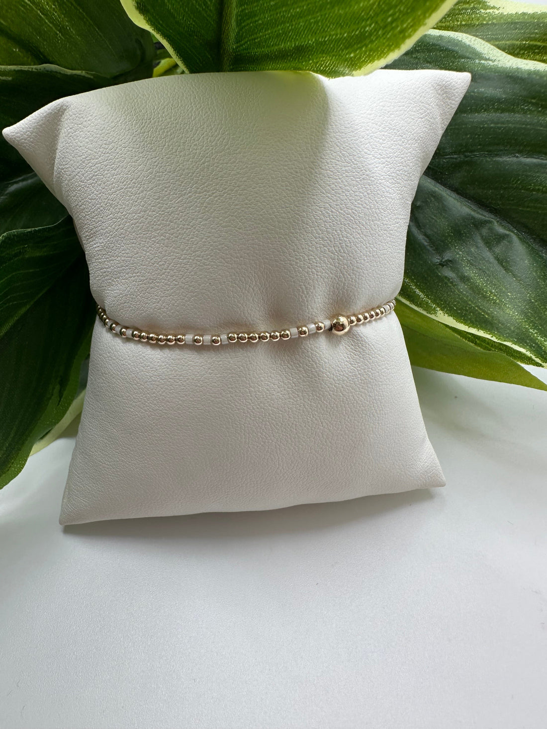 Enewton Hope Joy Pattern 2mm Bead Bracelet- Milkshake JEWELRY ENEWTON