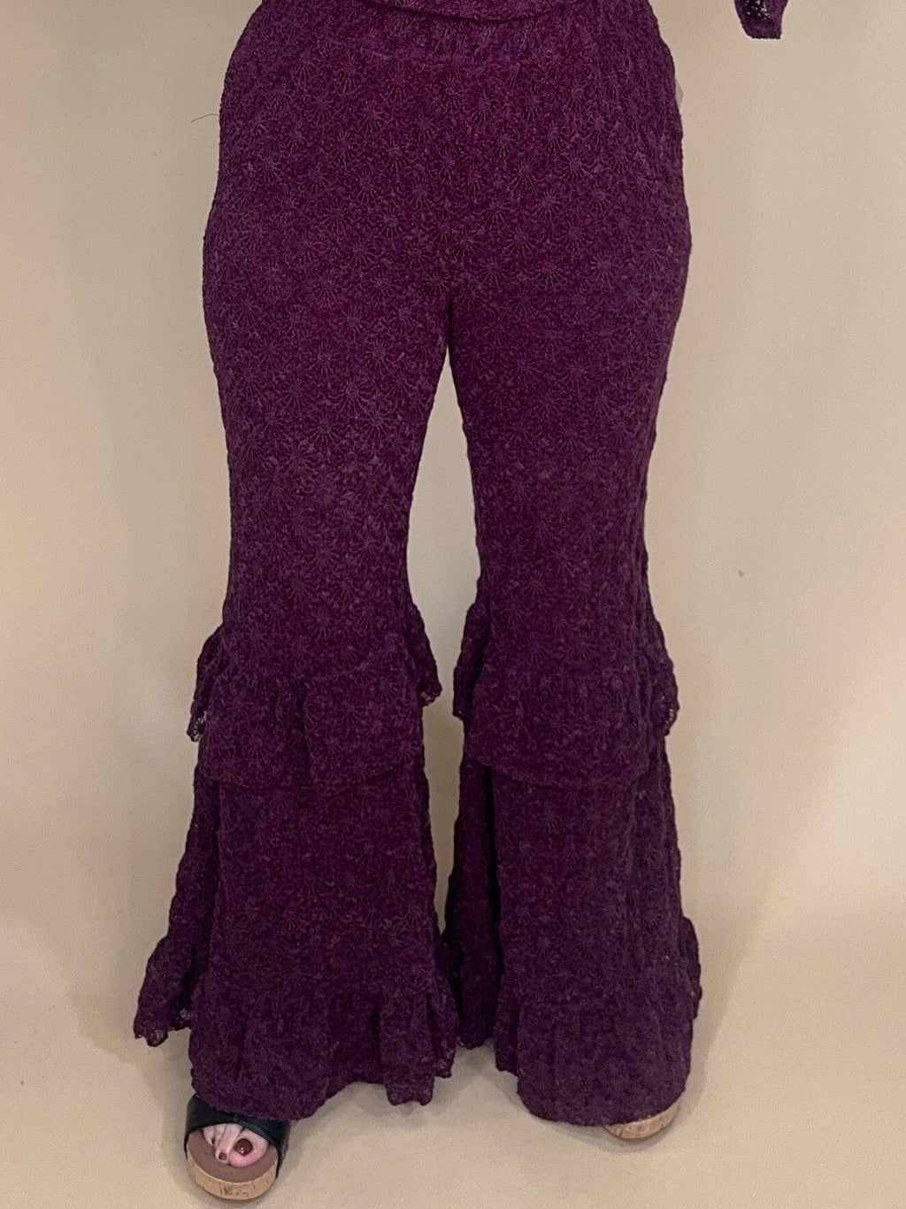 Boho Lace Tiered Pant BOTTOMS:~~Unassigned~~ EASEL 