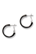 Meridian Small Black Hoop Earrings BJEWELRY Brighton Collectables 