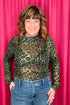 Sideline Spirit Mesh Top MISSY BASIC KNIT STERLINGKREEK GRN XS 