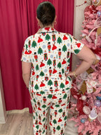 Nutcracker Collared Pajama Top UNDER AMANDA BLU & CO 