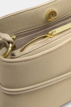 Lori Crossbody Bag -Desert Sand Suedette HANDBAGS KATIE LOXTON 