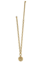 Contempo Gold Medallion Charm Necklace BJEWELRY Brighton Collectables 