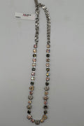 Small Heart & Flower Necklace in "Champagne Kisses" - Rhodium BETTERBRANDJEWELRY:~~Unassigned~~ MICHALSMARIANA 