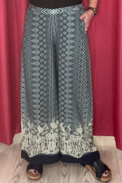 Pull On Palazzo Pant BOTTOMS LIVERPOOL 