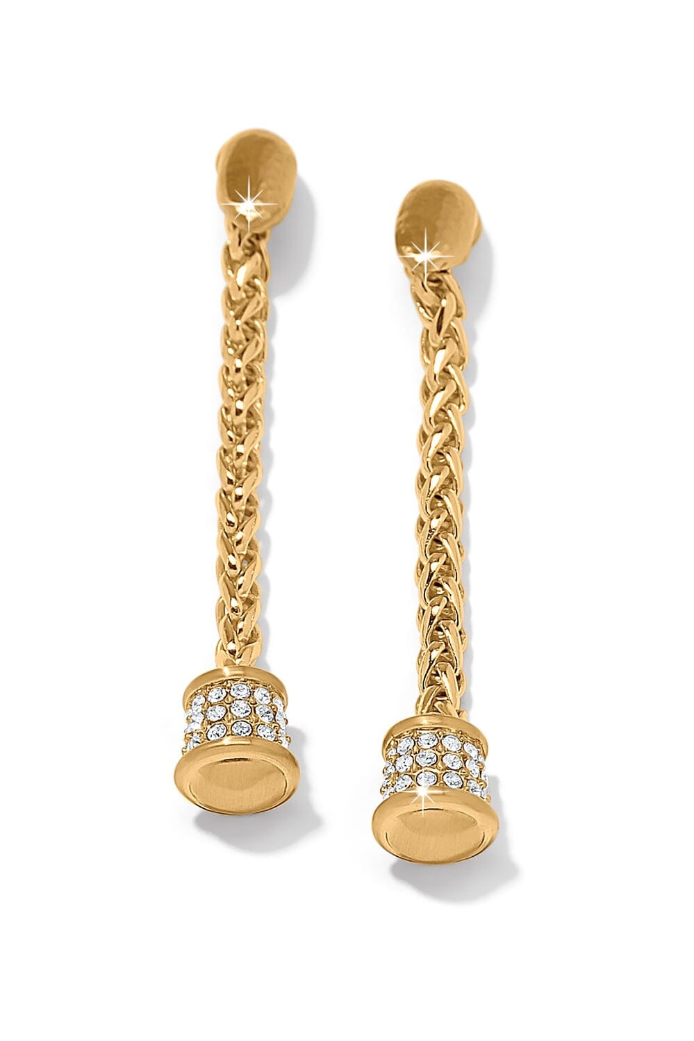 Meridian Ventus Gold Post Drop Earrings BETTERBRANDJEWELRY Brighton Collectables