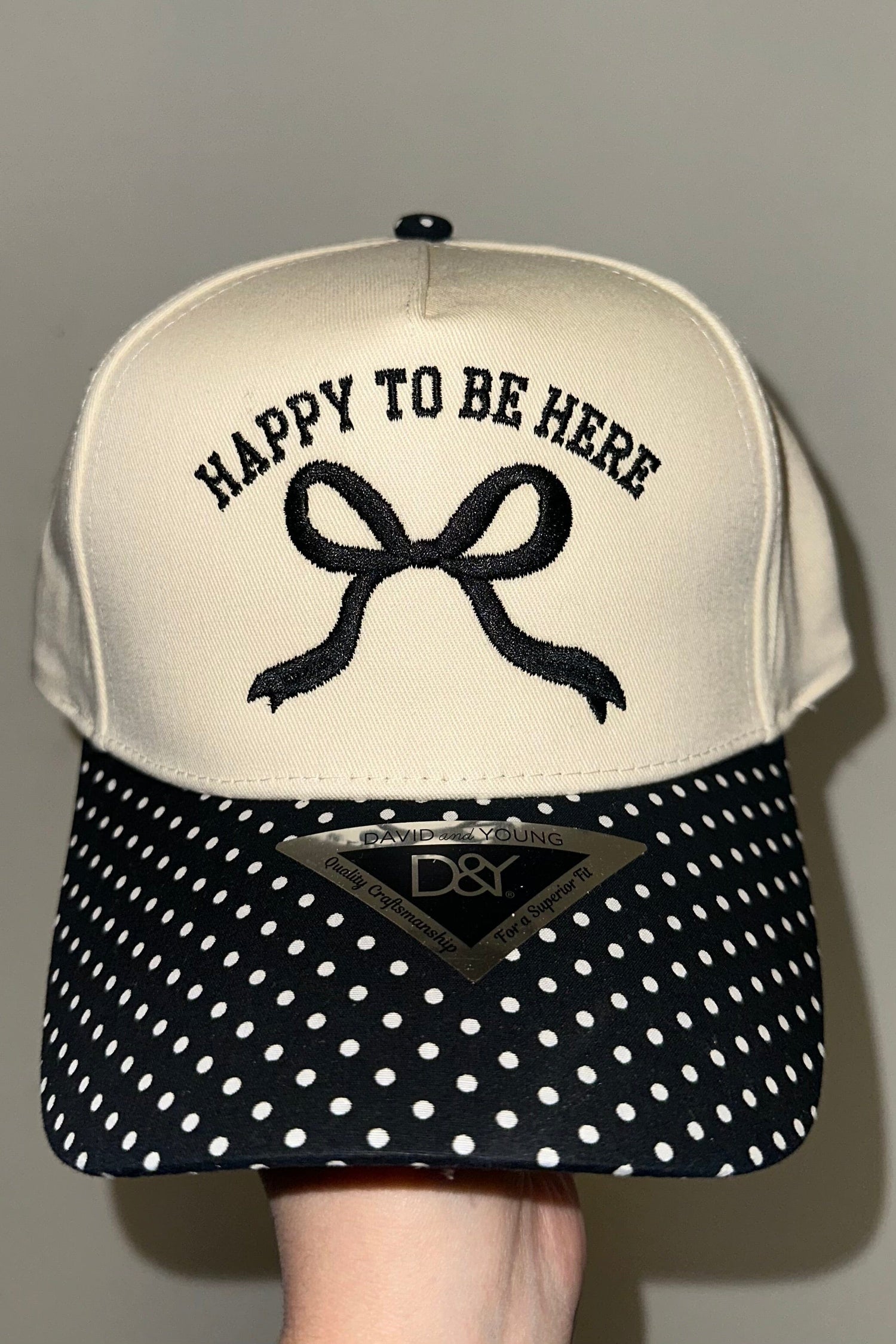 Happy To Be Here Hat SCARF/HAT/WINTERGOODS P&amp;PD 