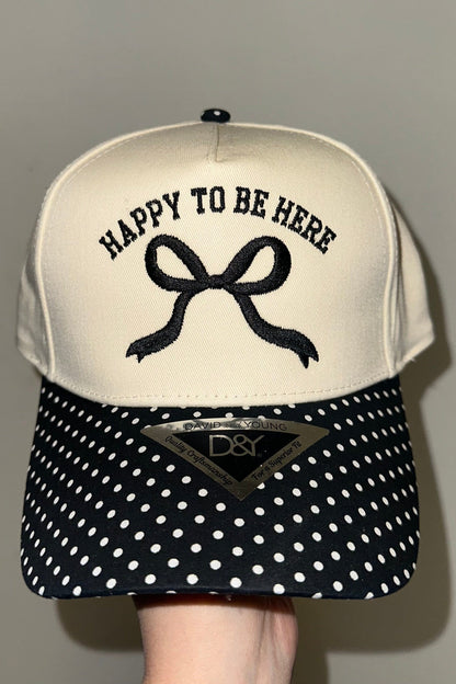Happy To Be Here Hat SCARF/HAT/WINTERGOODS P&amp;PD 