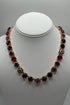 Medium Pave Necklace in "Cranberry Crush" - Rose Gold BETTERBRANDJEWELRY MICHALSMARIANA 