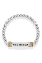Meridian Cherished Two Tone Stretch Bracelet BJEWELRY Brighton Collectables 