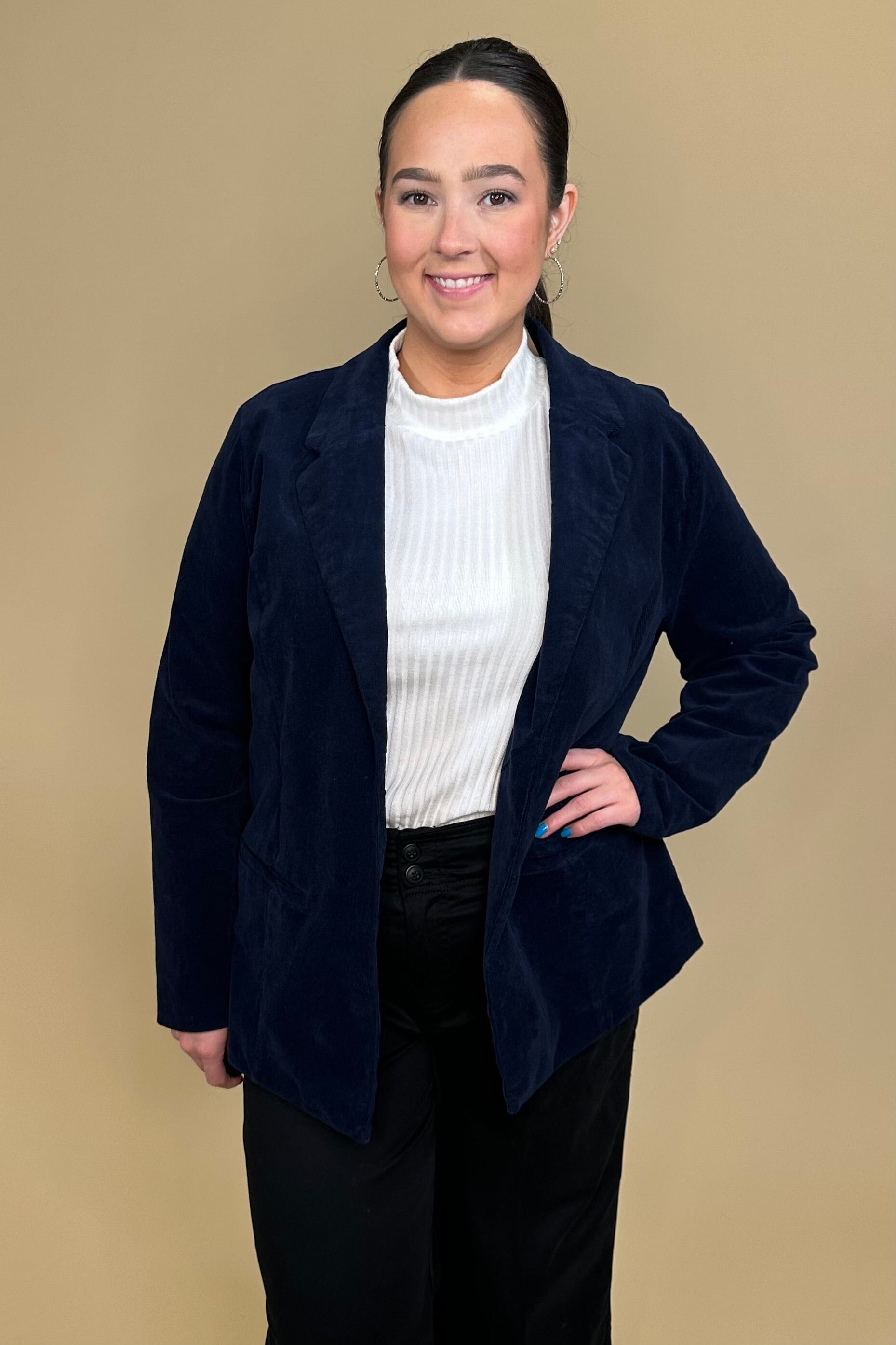 Corduroy Boyfriend Blazer OUTFIT COMPLETER LIVERPOOL 