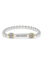 Meridian Believe Two Tone Stretch Bracelet BJEWELRY Brighton Collectables 