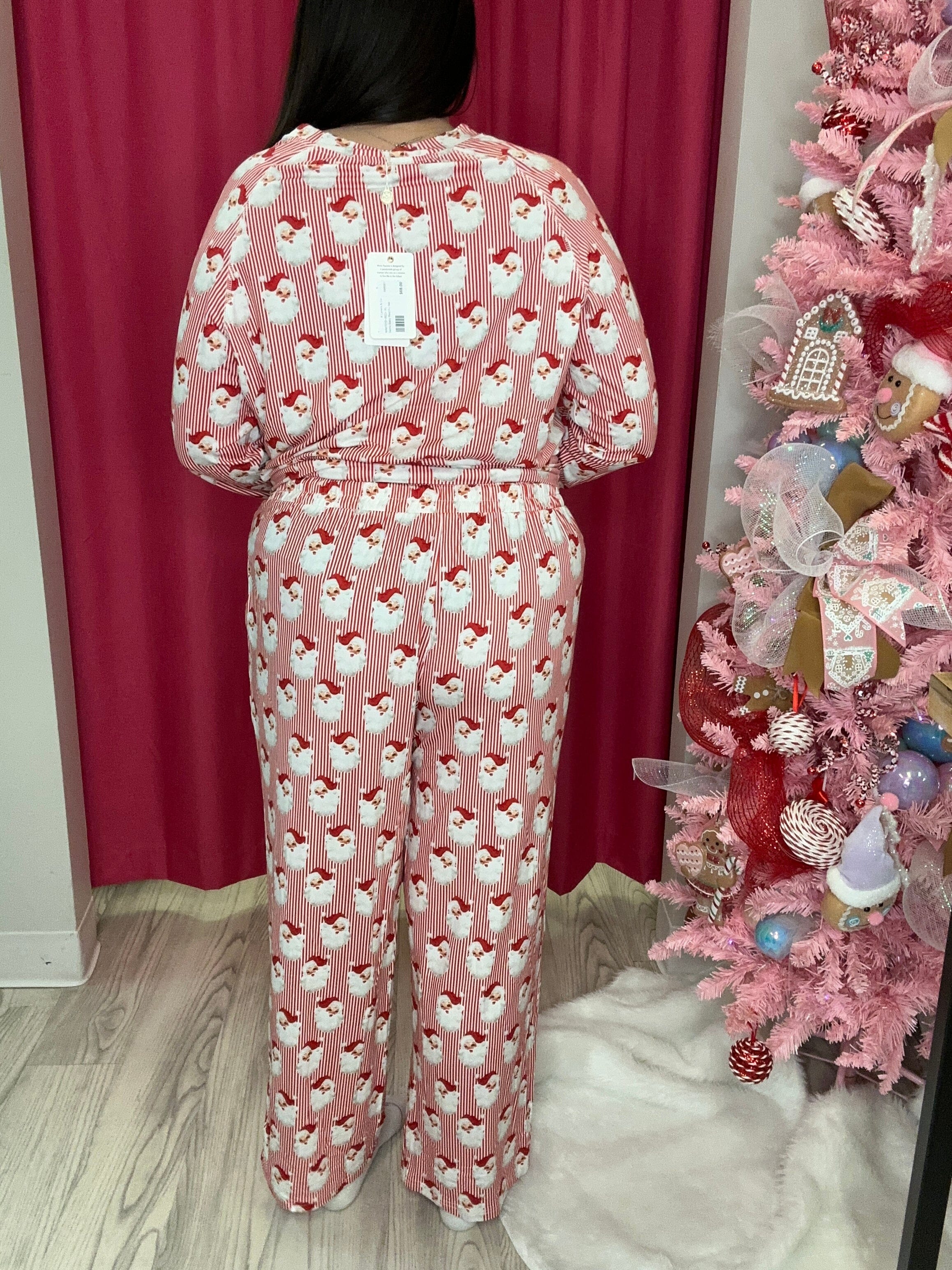 Santa Baby Red PJ Set UNDER MARYSQUARE 