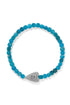Love Messages Be Bold Teal Stretch Bracelet BJEWELRY Brighton Collectables 