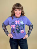 Halloween Collage Graphic Tee MISSY BASIC KNIT:~~Unassigned~~ SUGAR STITCH 