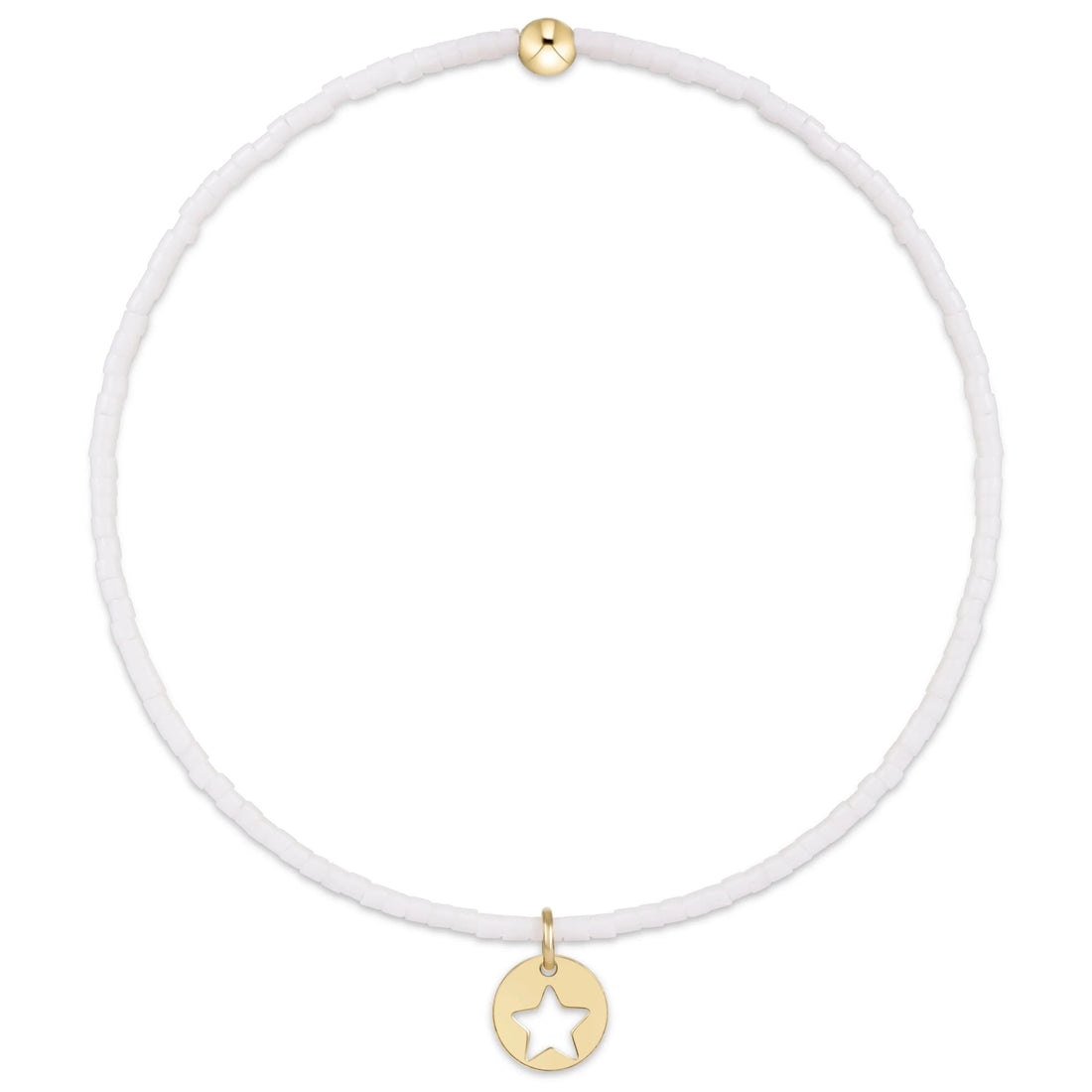 Enewton Hope Classic Bracelet-White- Star Small Gold Disc JEWELRY ENEWTON 