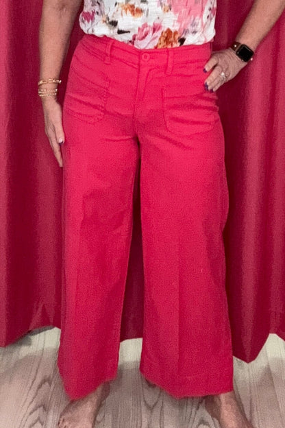Crop Wide Leg w/Patch Pockets BOTTOMS LIVERPOOL 