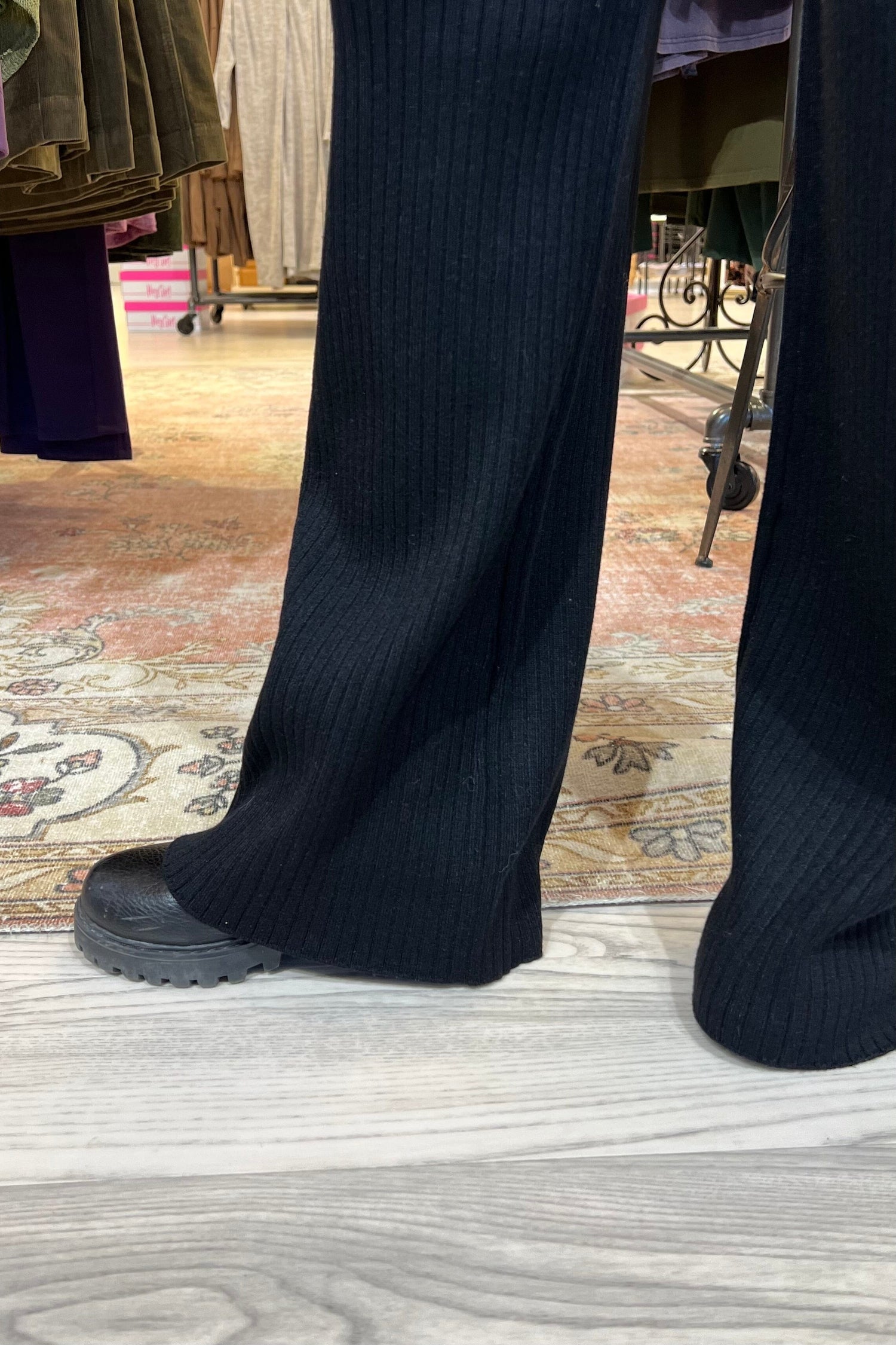 Pull On Wide Leg Sweater Pant BOTTOMS LIVERPOOL 
