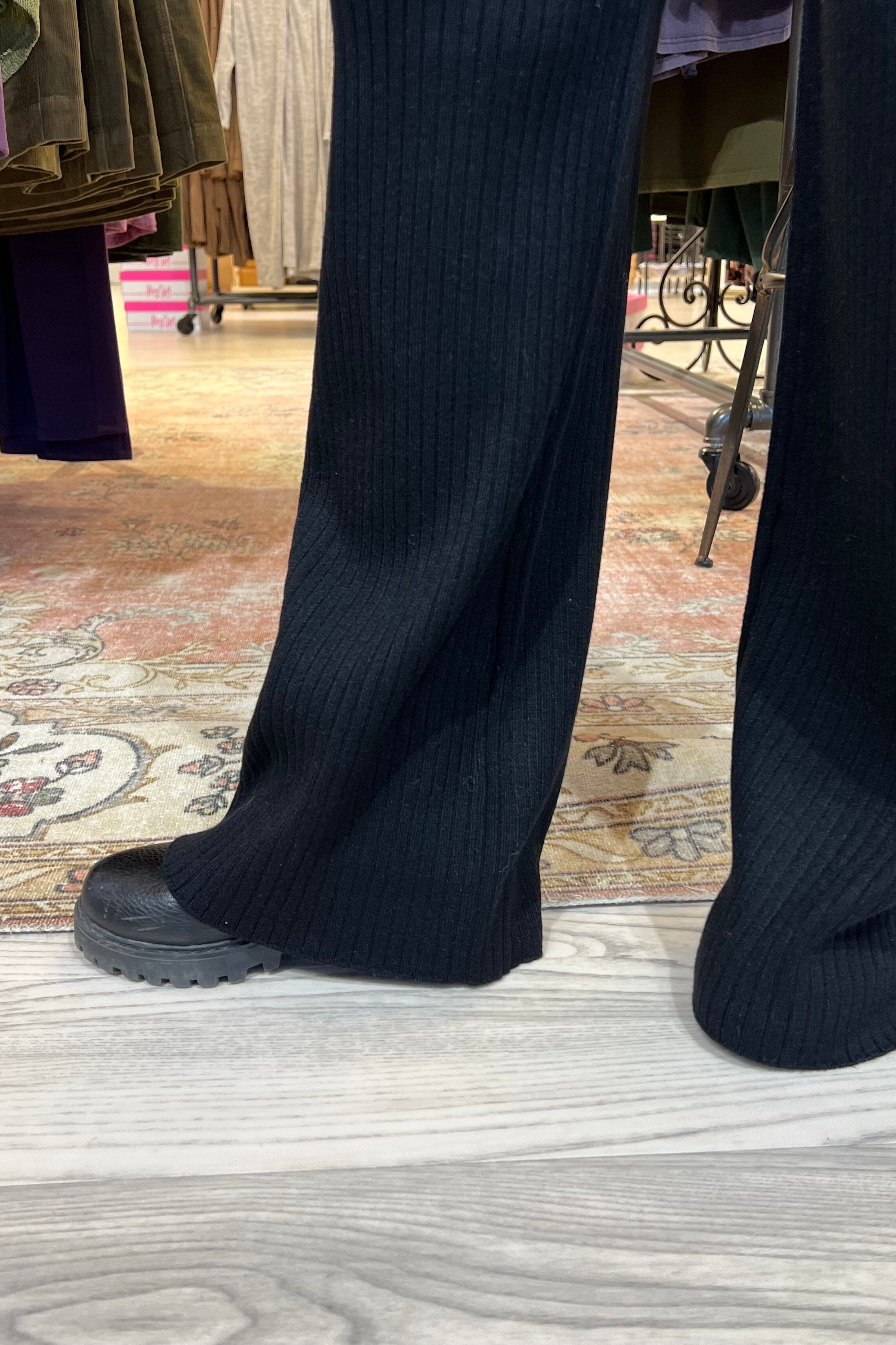Pull On Wide Leg Sweater Pant BOTTOMS LIVERPOOL 