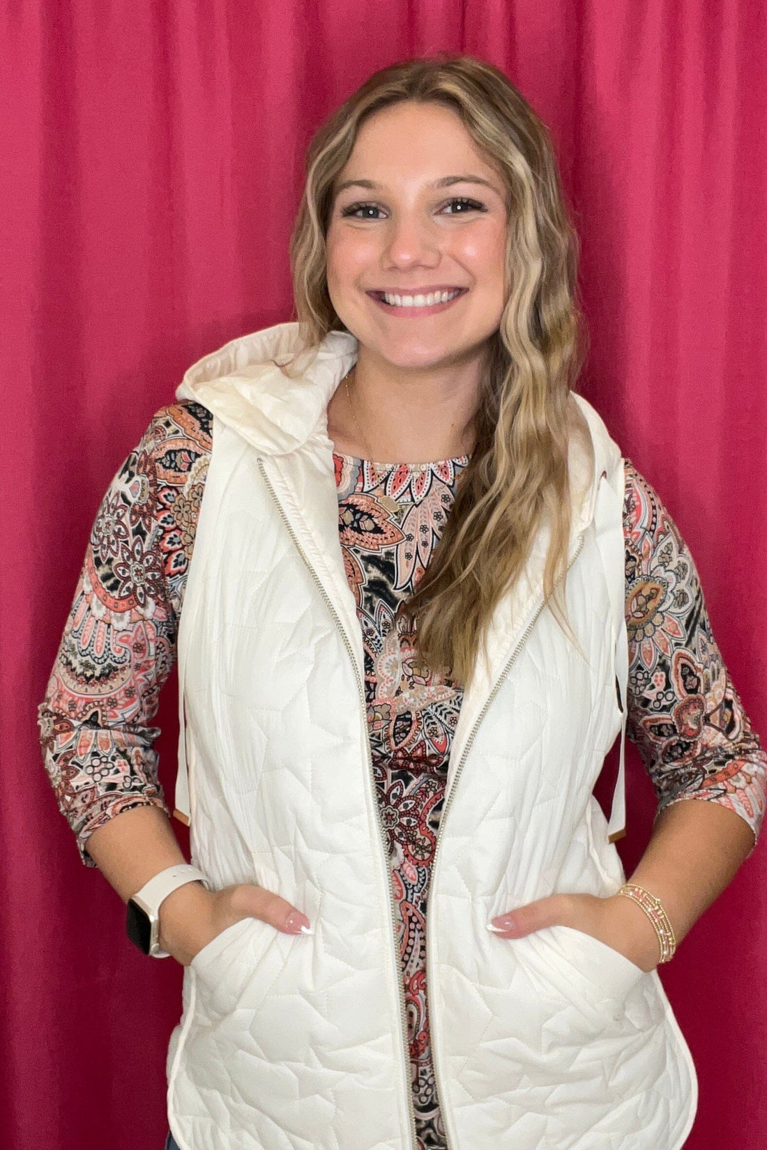 Star Quilted Short Vest OUTFIT COMPLETER CHARLIEB