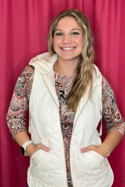 Star Quilted Short Vest OUTFIT COMPLETER CHARLIEB 