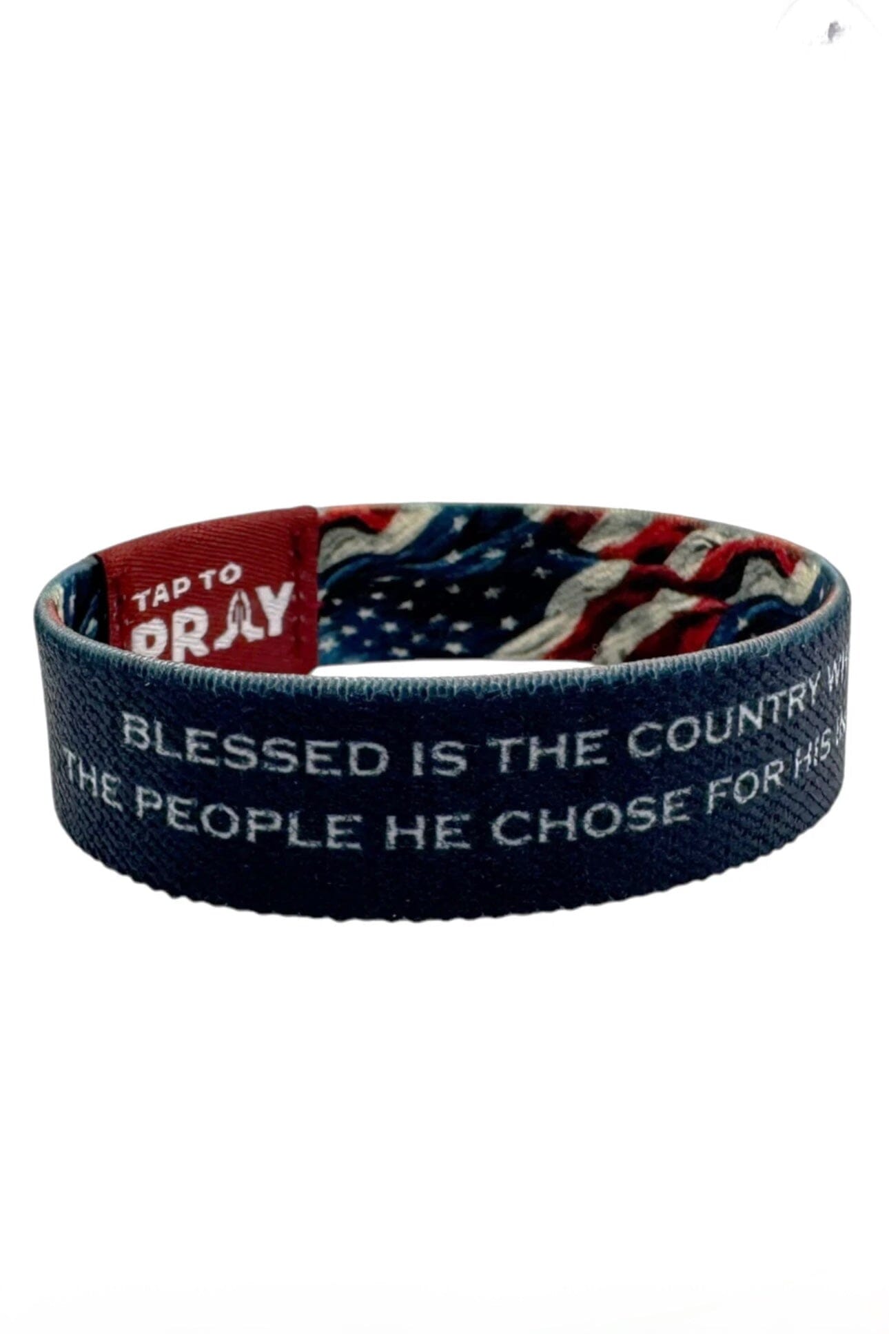 Patriot Tap To Pray Wristband GIFT/OTHER VERSIBLE 