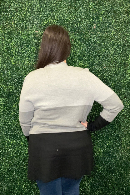 Long Sleeve Sweater Cardigan OUTFIT COMPLETER KEREN HART 