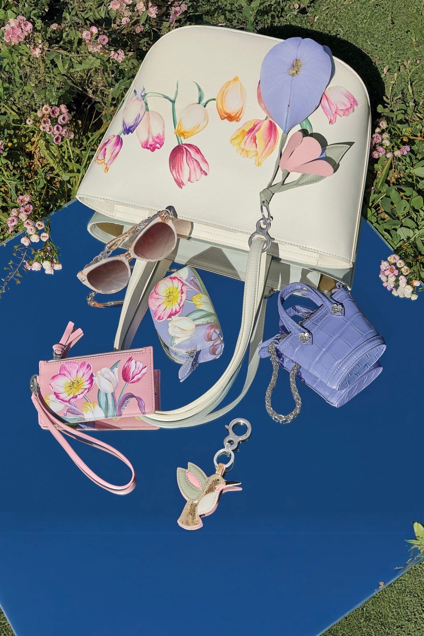 La Tulipe Hummingbird Handbag Fob BEVERYTHING Brighton Collectables 
