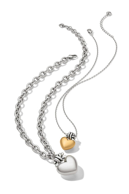 Interlok Love Knot Heart Necklace BJEWELRY Brighton Collectables 