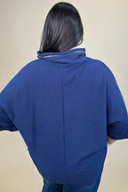 Zipper Cowl Neck Top MISSY TOP SPECIAL CREATION 