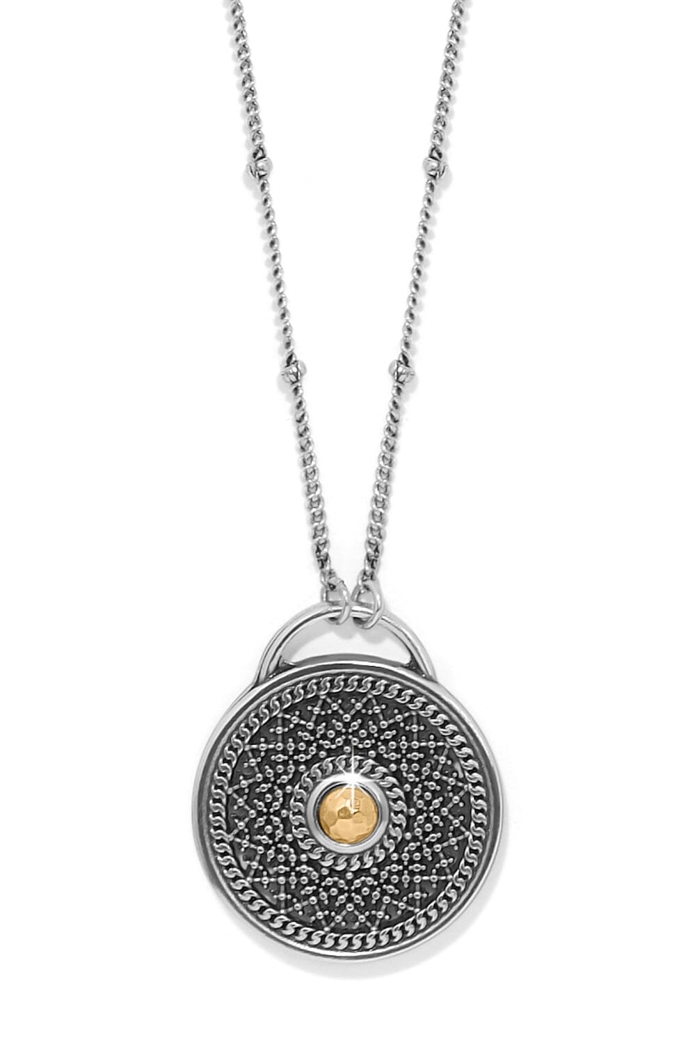 Ferrara Segreta Medallion Petite Necklace BJEWELRY Brighton Collectables 