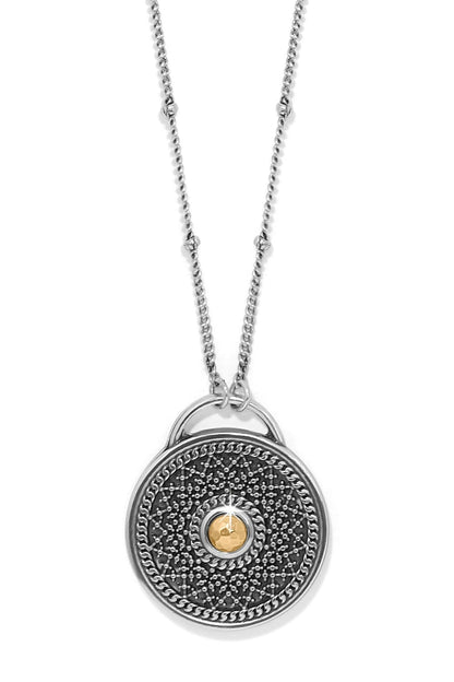 Ferrara Segreta Medallion Petite Necklace BJEWELRY Brighton Collectables 