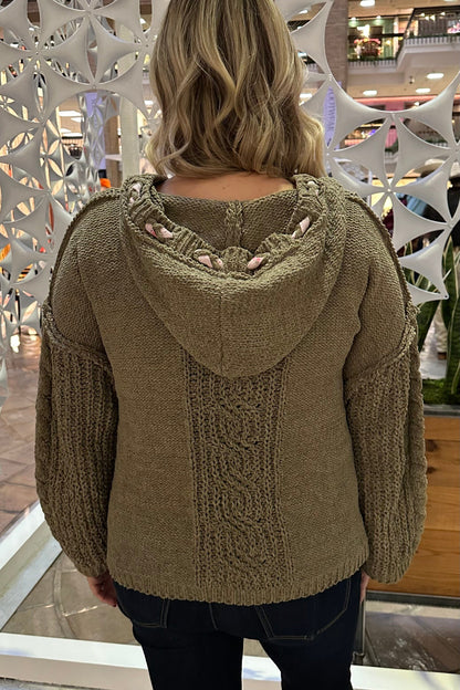 V-Neck Sweater Hoodie SWEATER POL CLOTHING 