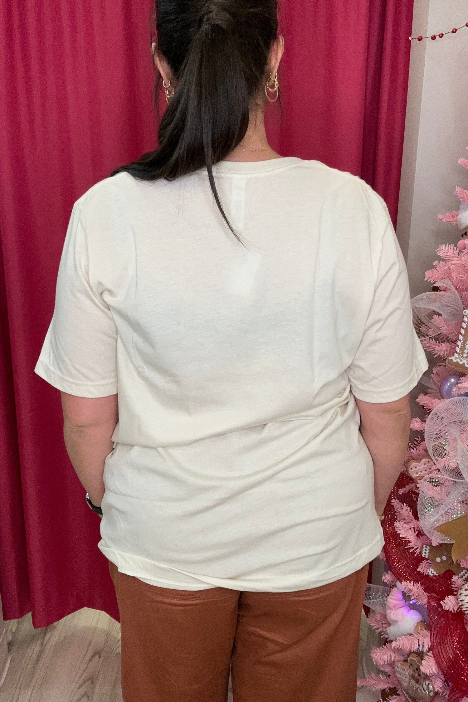 Colorful Bow Tee MISSY BASIC KNIT P&amp;PD 