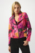 Printed Long Sleeve Zip Up Jacket OUTFIT COMPLETER JOSEPH RIBKOFF 