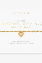 Love You With All My Heart Bracelet JEWELRY A LITTLES & CO 