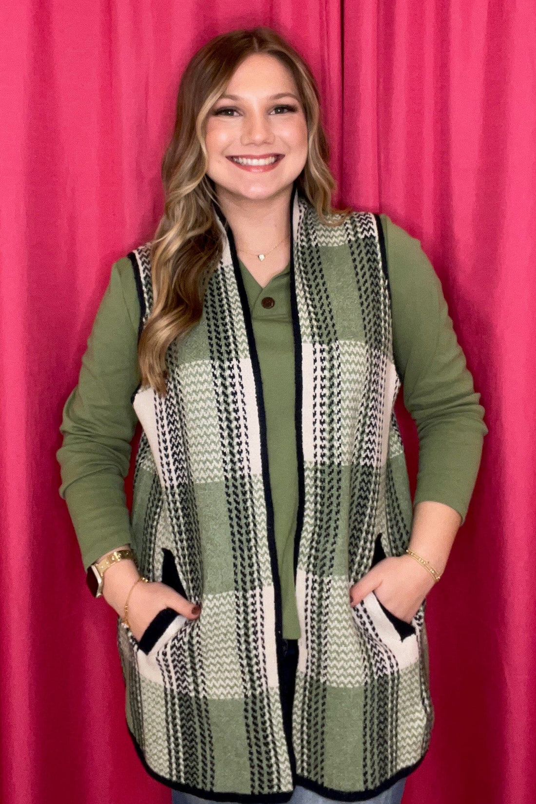 Sleeveless Vest w/Pockets OUTFIT COMPLETER SOUTHERN LADY