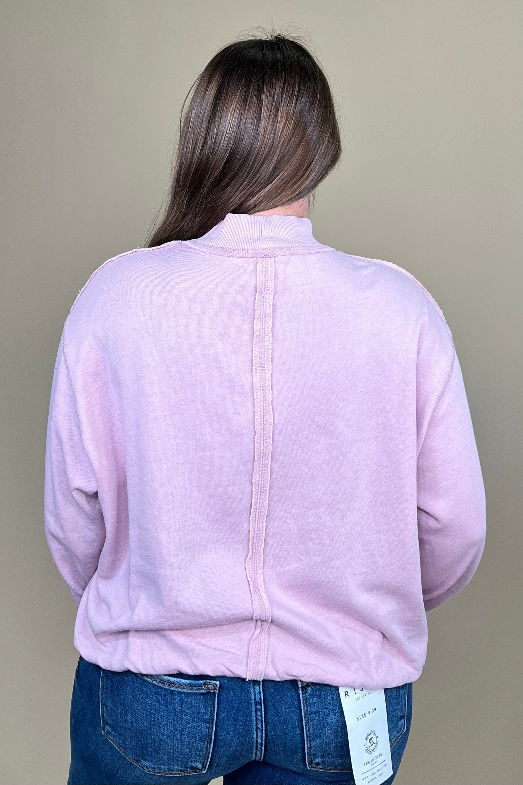 Ribbed Bubble Sweatshirt MISSY BASIC KNIT:~~Unassigned~~ TRIBAL 