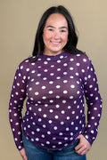 Kick Off Season Purple Mesh MISSY BASIC KNIT:~~Unassigned~~ STERLINGKREEK 