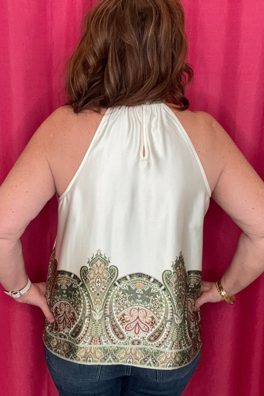Mock Neck Halter Top MISSY TOP SPECIAL LIVERPOOL 