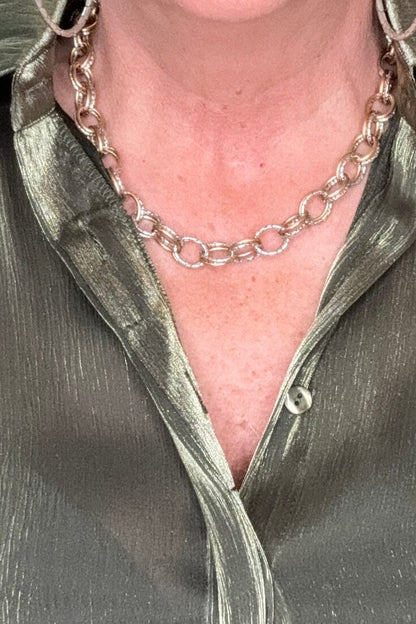 Button Front Shirt JR TOP DRESSY GLAM 